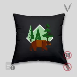 Brown bear cushion