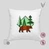 Brown bear cushion