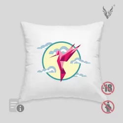 Hummingbird cushion