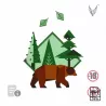 Brown bear - Vector graphics