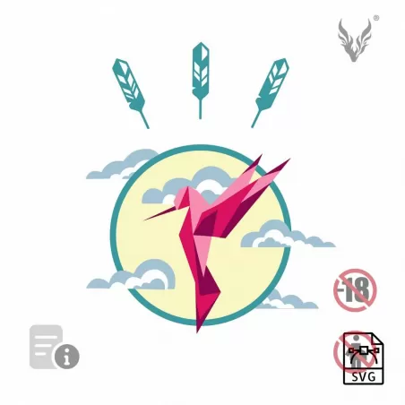 Hummingbird - Vector graphics